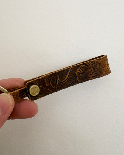 Genuine Cowhide Leather Keychain