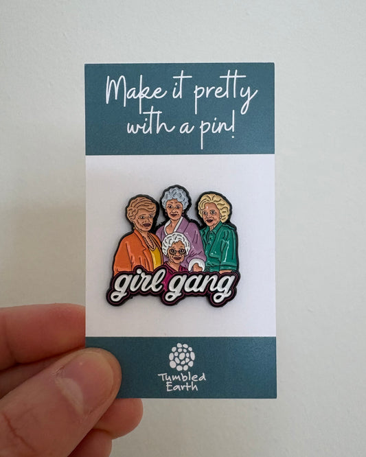 "Girl Gang" Enamel Pin