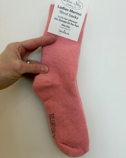 Ladies Merino Wool Socks 🍁 12 COLORS IN STOCK