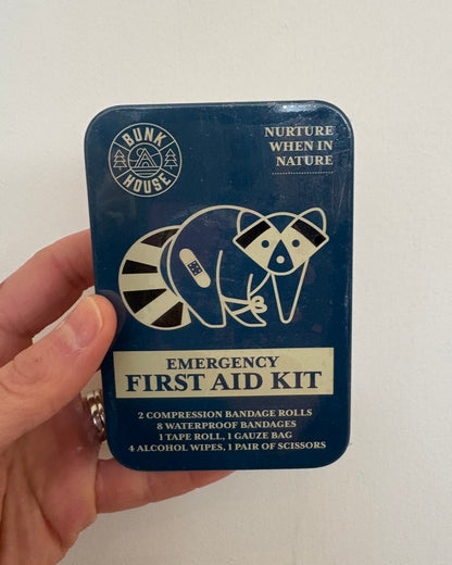 Emergency First Aid Kit Outdoor Tin