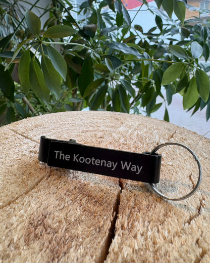 "The Kootenay Way" Bottle Opener Keychain