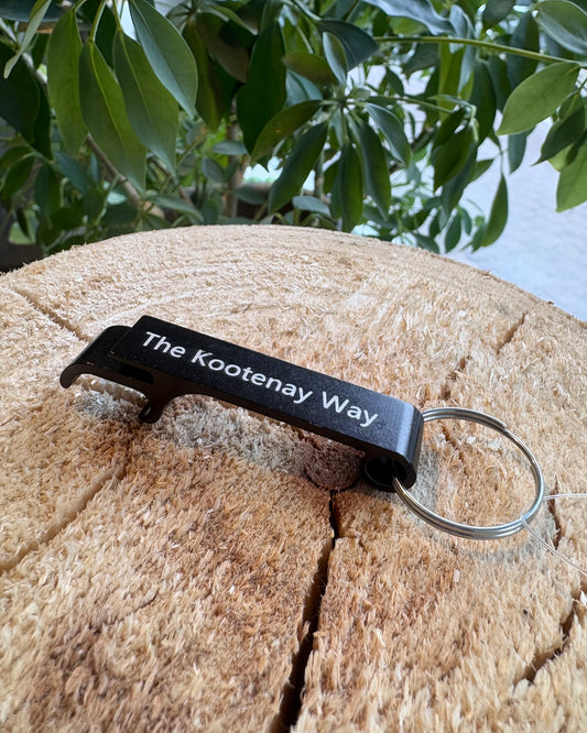"The Kootenay Way" Bottle Opener Keychain