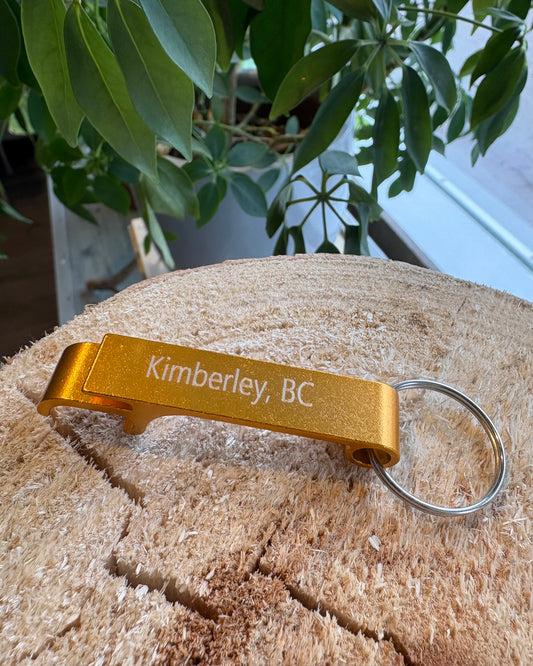 "Kimberley, BC" Bottle Opener Keychain