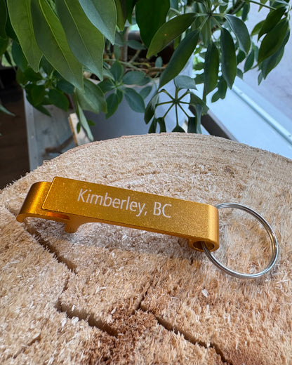 "Kimberley, BC" Bottle Opener Keychain