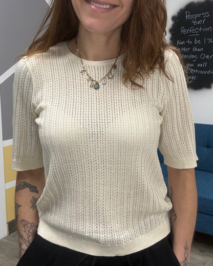 The Newlex Upper Back Tie Blouse