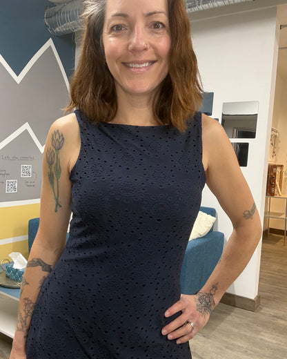 The Tassa Boat Neck Short Dress: 2 COLORS