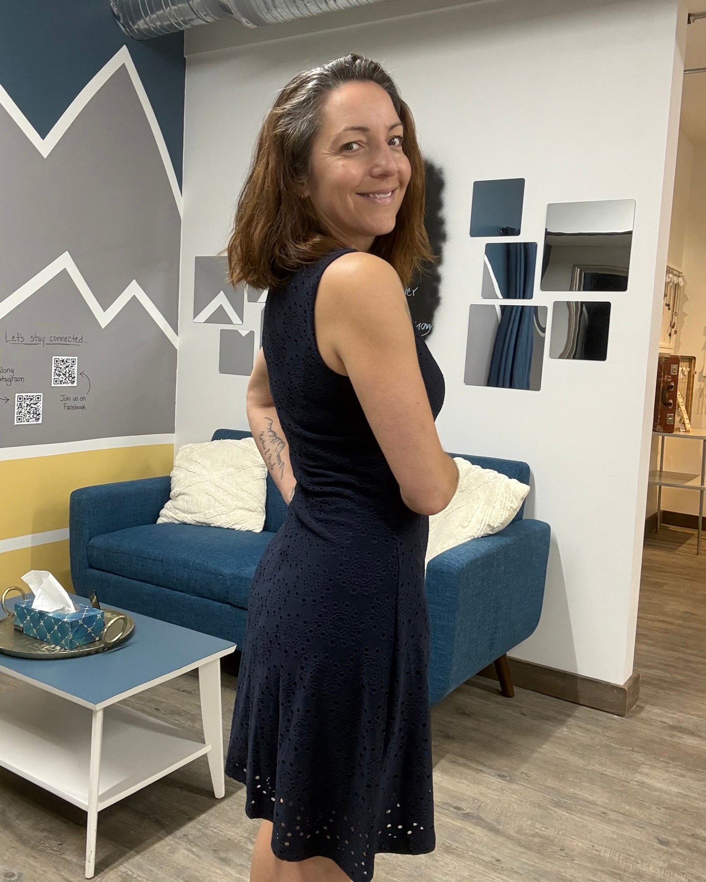 The Tassa Boat Neck Short Dress: 2 COLORS