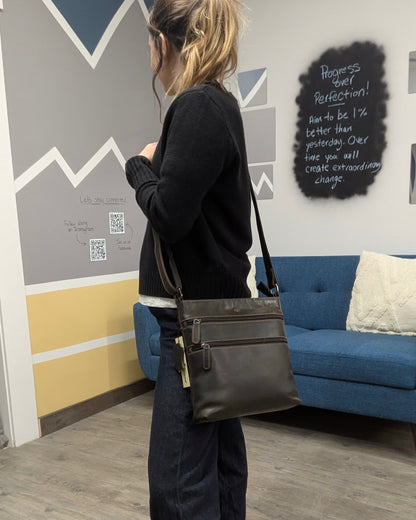 Judy Leather Crossbody Purse