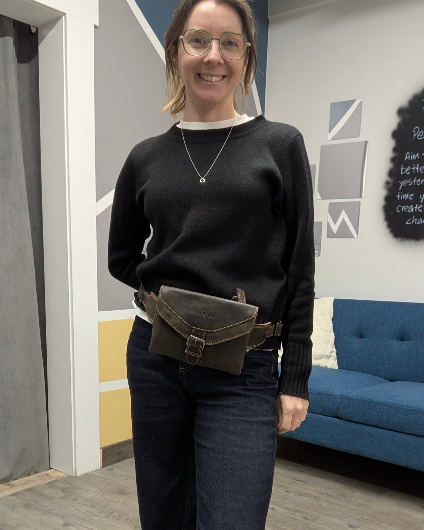 Jax Women's Leather Waist Bag