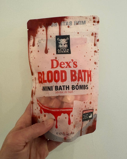Dex's Blood Bath Mini Bath Bombs 🍁
