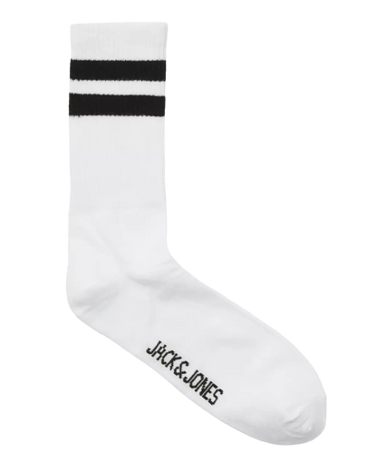 White Striped 3-Pack Sport Socks