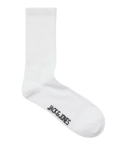 White Cotton Blend 3-Pack Socks