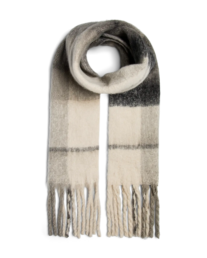 The Lysna Plaid Long Scarf - 4 COLORS