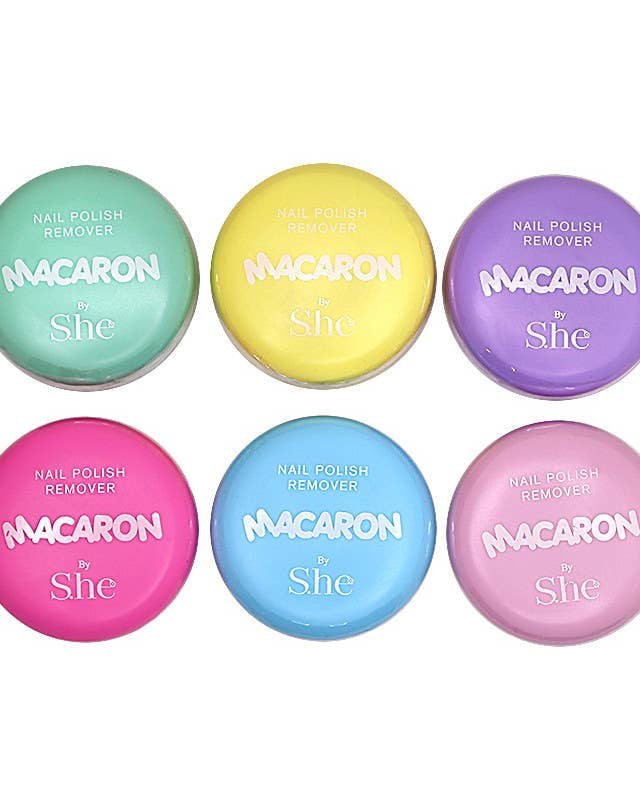 Macaroon Nail Polish Remover Pads