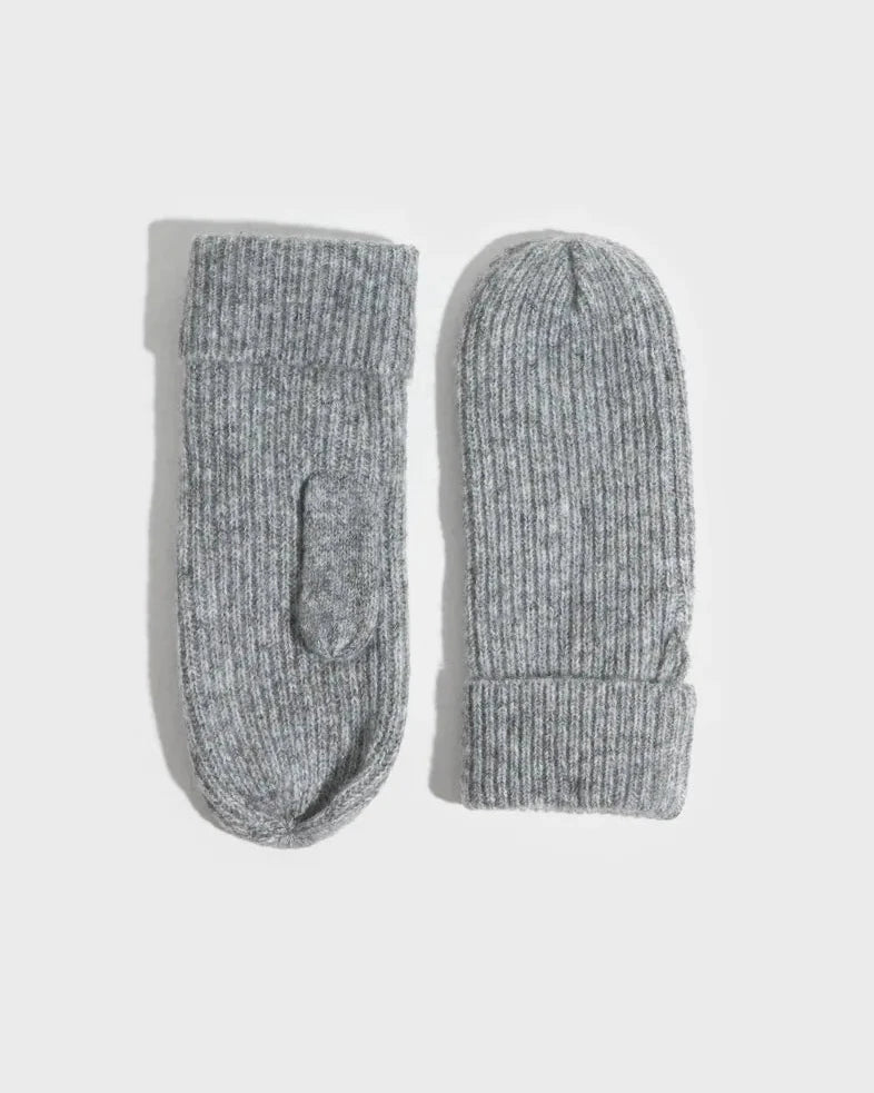 The Moella Rib Knit Mittens - 2 COLORS