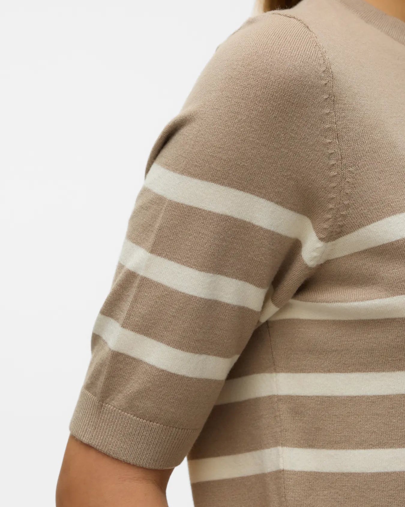 The Saba Crew Neck Stripe Top