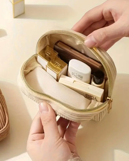 Small Corduroy Cosmetic Bag "The Period Pack"
