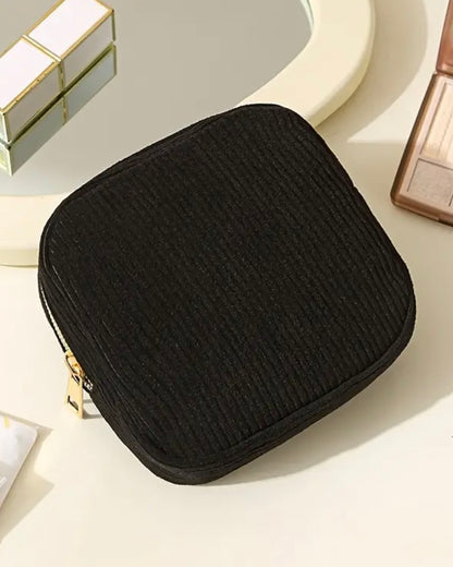 Small Corduroy Cosmetic Bag "The Period Pack"