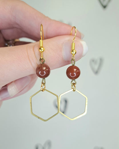 Stonehart Red Jasper Earrings
