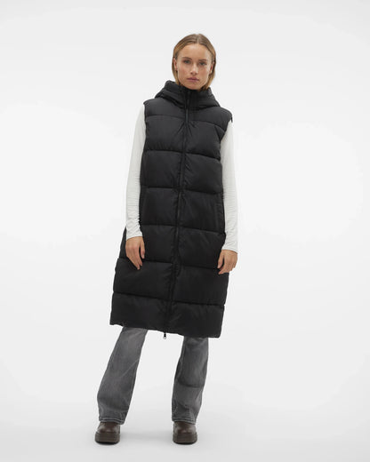 The Liganne Long Puffer Vest