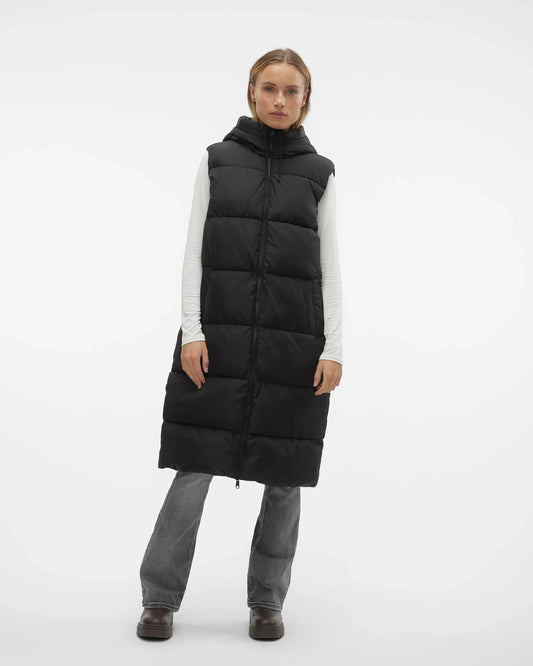 The Liganne Long Puffer Vest