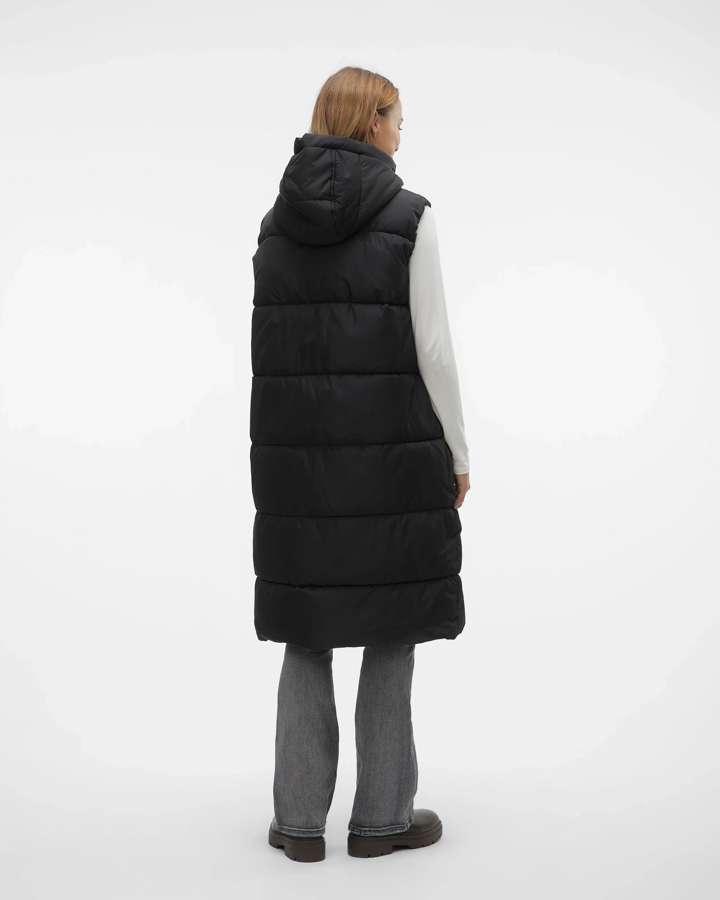 The Liganne Long Puffer Vest