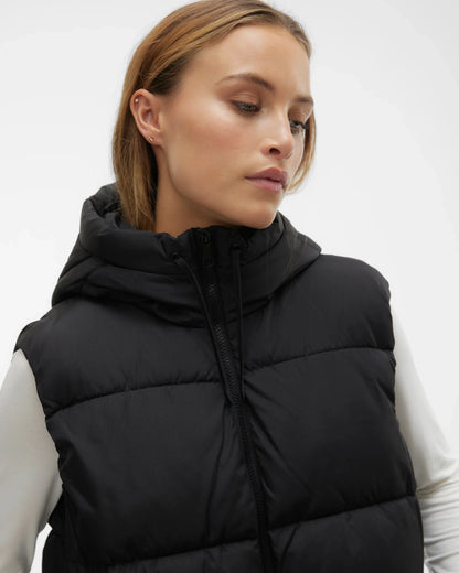 The Liganne Long Puffer Vest