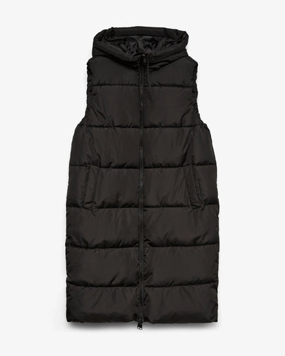 The Liganne Long Puffer Vest