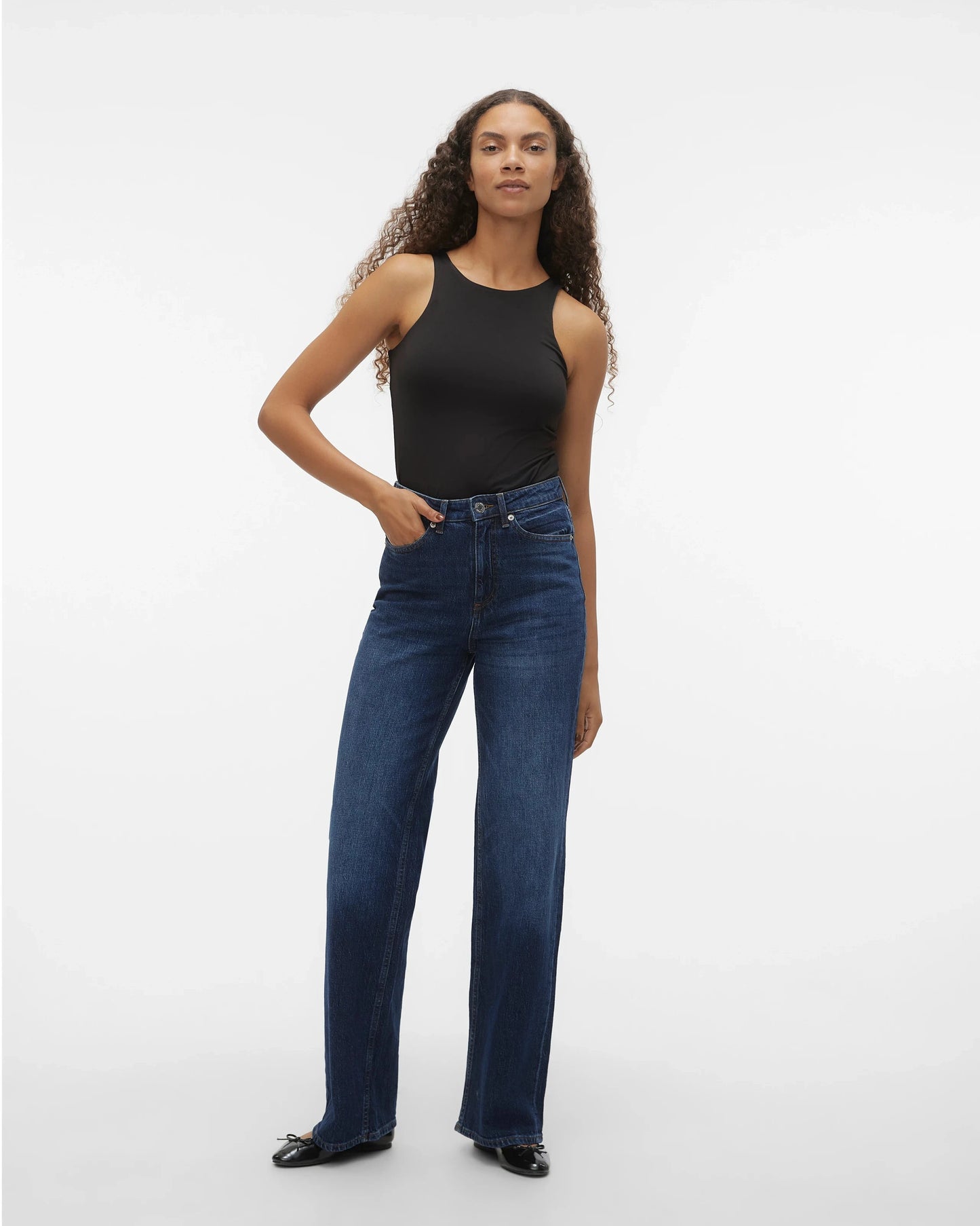 The Tessa High Rise Wide Leg Jeans