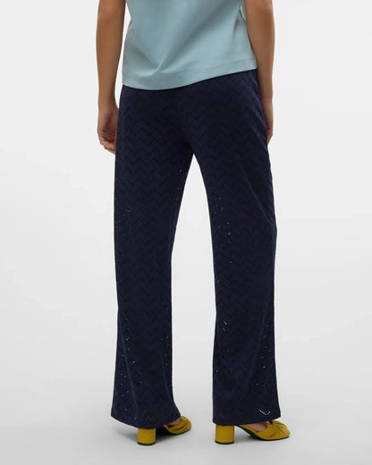 The Thas Eyelet Wide Leg Pants