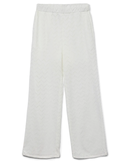 The Thas Eyelet Wide Leg Pants