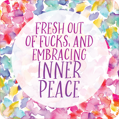 "Inner F*cking Peace" Empowering Cards with Humor (60 pack)