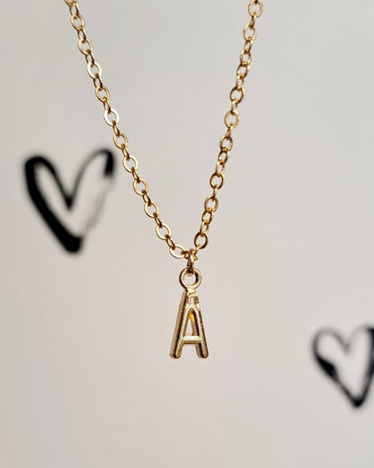 Gold Initial Necklace