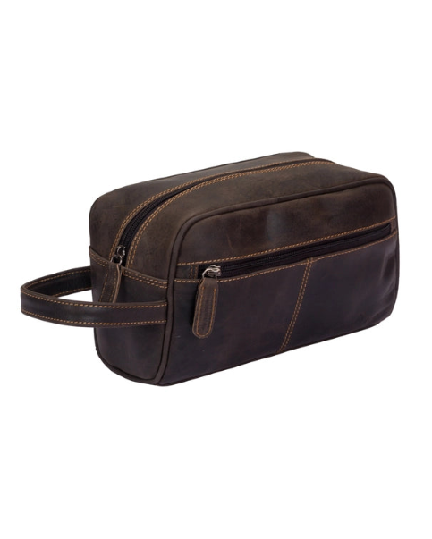 Banff Leather Toiletry Bag