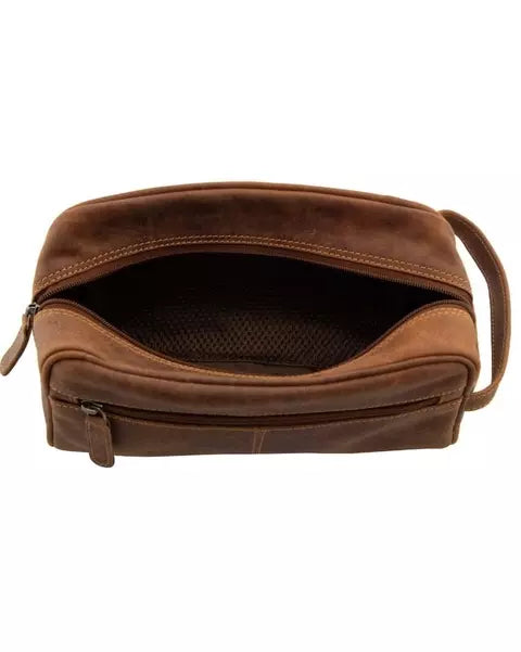 Banff Leather Toiletry Bag