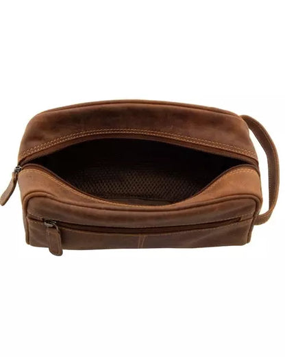 Banff Leather Toiletry Bag
