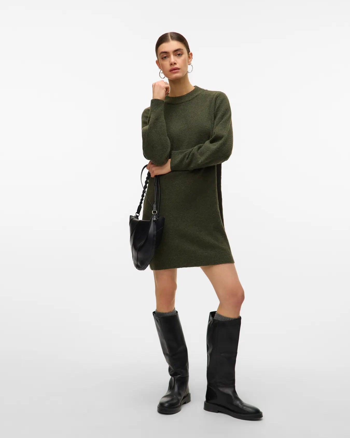 The Besti Long Sleeve Sweater Dress