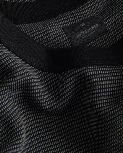 The Blatheo Long Sleeve Shirt: Black