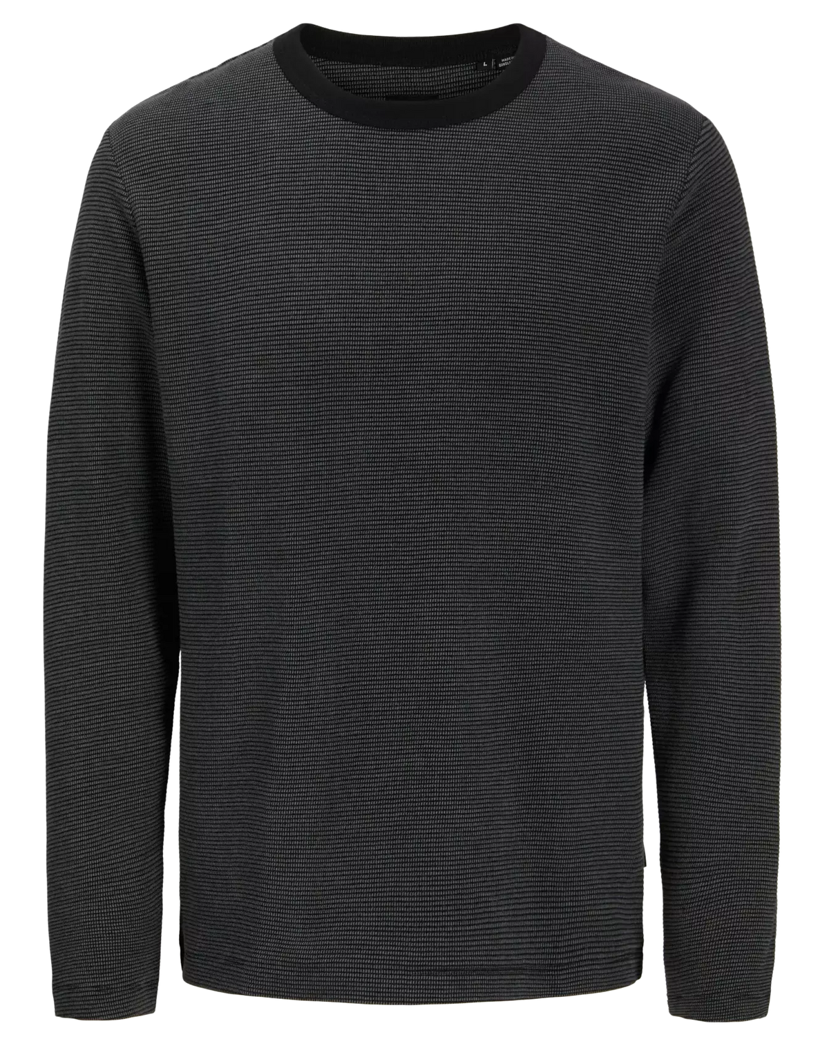 The Blatheo Long Sleeve Shirt: Black