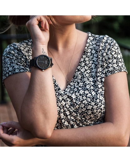Black Sandalwood + Cork Watch 🍁