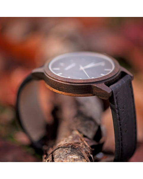 Black Sandalwood + Cork Watch 🍁