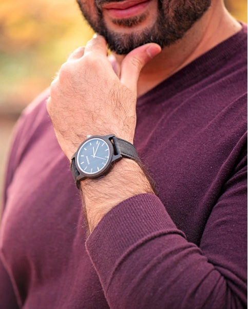 Black Sandalwood + Cork Watch 🍁
