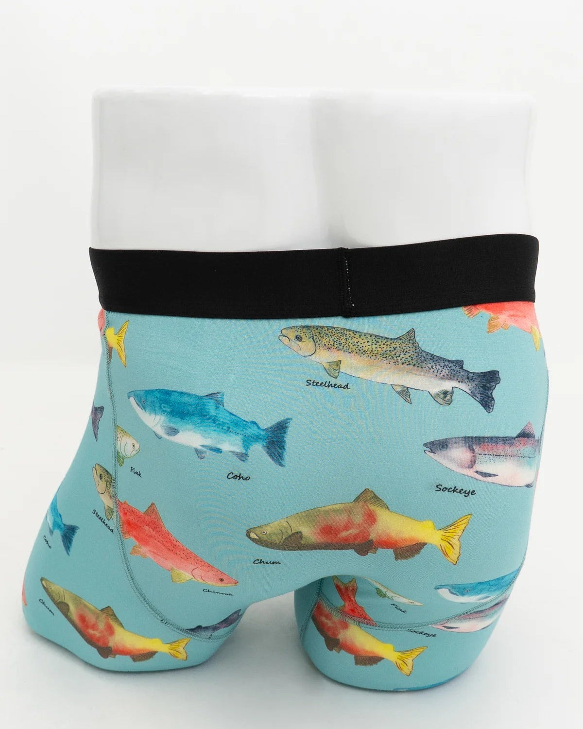 Canadian Salmon Men's Bamboo Boxer Briefs 🍁