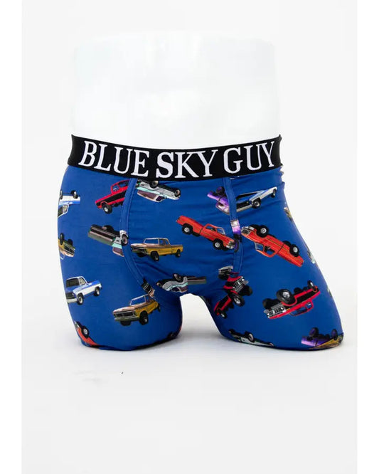 Vintage Truck Men's Bamboo Boxer Briefs 🍁