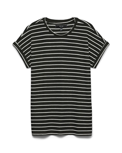 The Brianna Short Sleeve Stripe Top