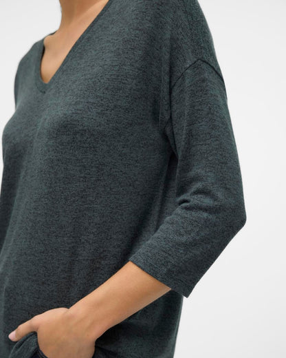 The Brianna V-Neck Pullover Top: 5 COLORS