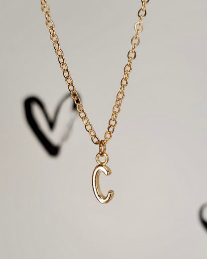 Gold Initial Necklace