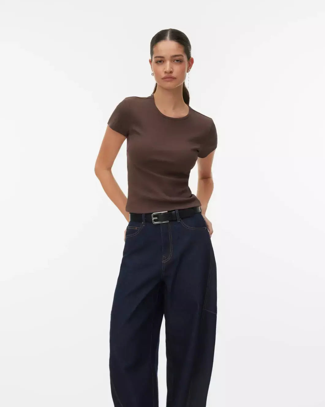 The Chloe Crew Neck Short Top - 5 COLORS