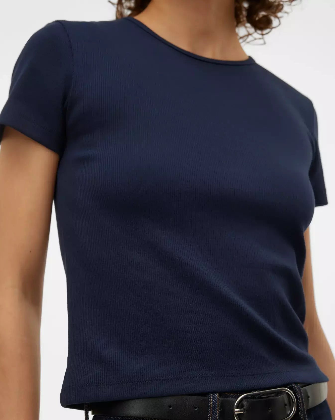 The Chloe Crew Neck Short Top - 5 COLORS