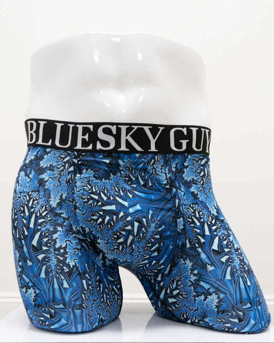 Cobalt Fossil Men's Bamboo Boxer Briefs 🍁